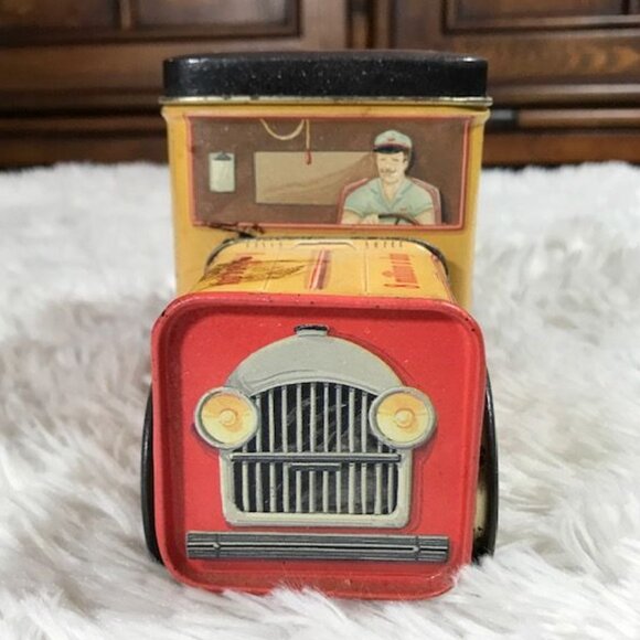 Set of 2 Vintage Coca-Cola Multi-Compartment Delivery Truck Tins Rotating Wheels - Picture 14 of 16